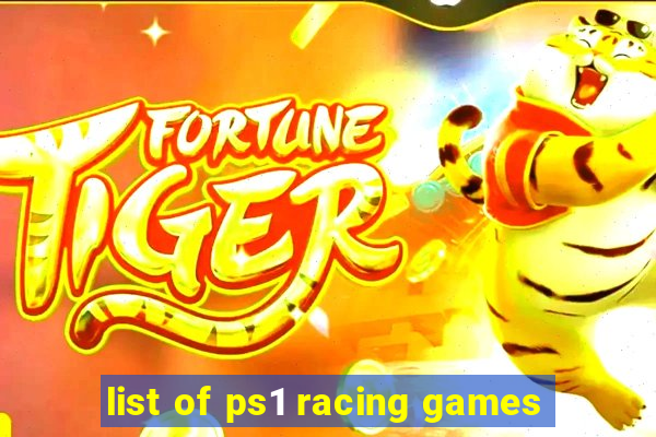 list of ps1 racing games